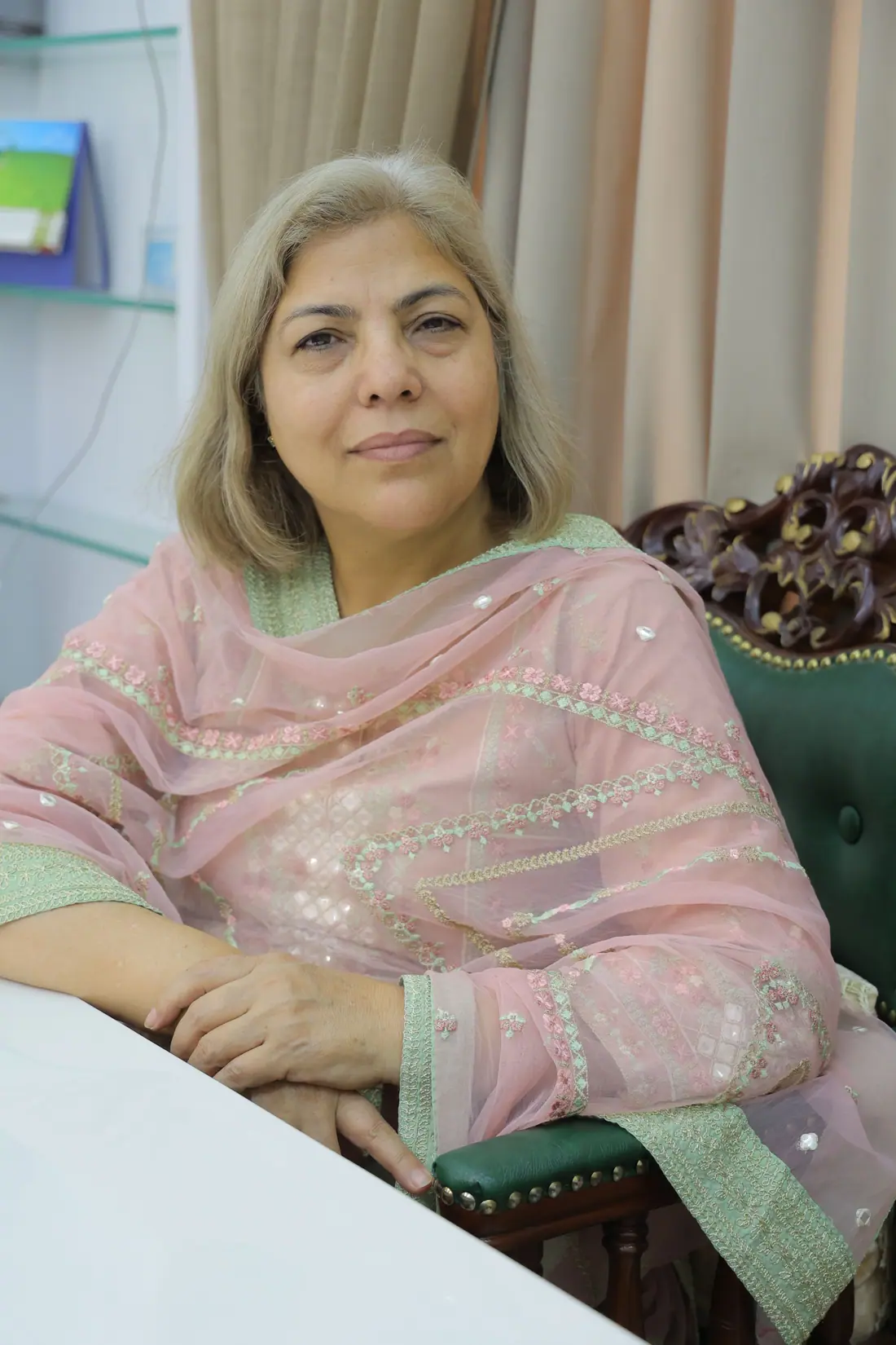 Mrs Ruby, founder of Ruby Makeover, at her studio